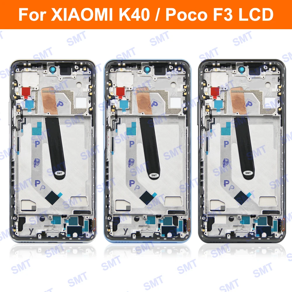 6.67\'\' AAA Quality Display For Xiaomi Poco F3 M2012K11AG LCD Screen Frame+Touch Screen Digitizer For Pocophone F3 Display