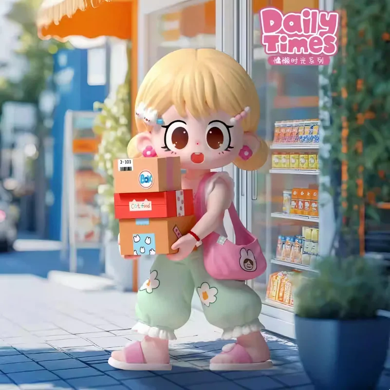 متوفر في المخزون Milay Daily Times Series صندوق أعمى Caixa Caja حلي كرتونية ألعاب Kawaii شخصيات كرتونية لطيفة