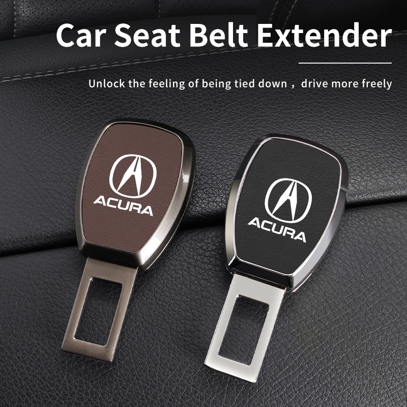 Car Seat Belt Clip Extension Safety Lock Buckle Extender Plug For Acura MDX RDX TSX RSX Integra TL RL NSX TLX ILX ZDX RLX