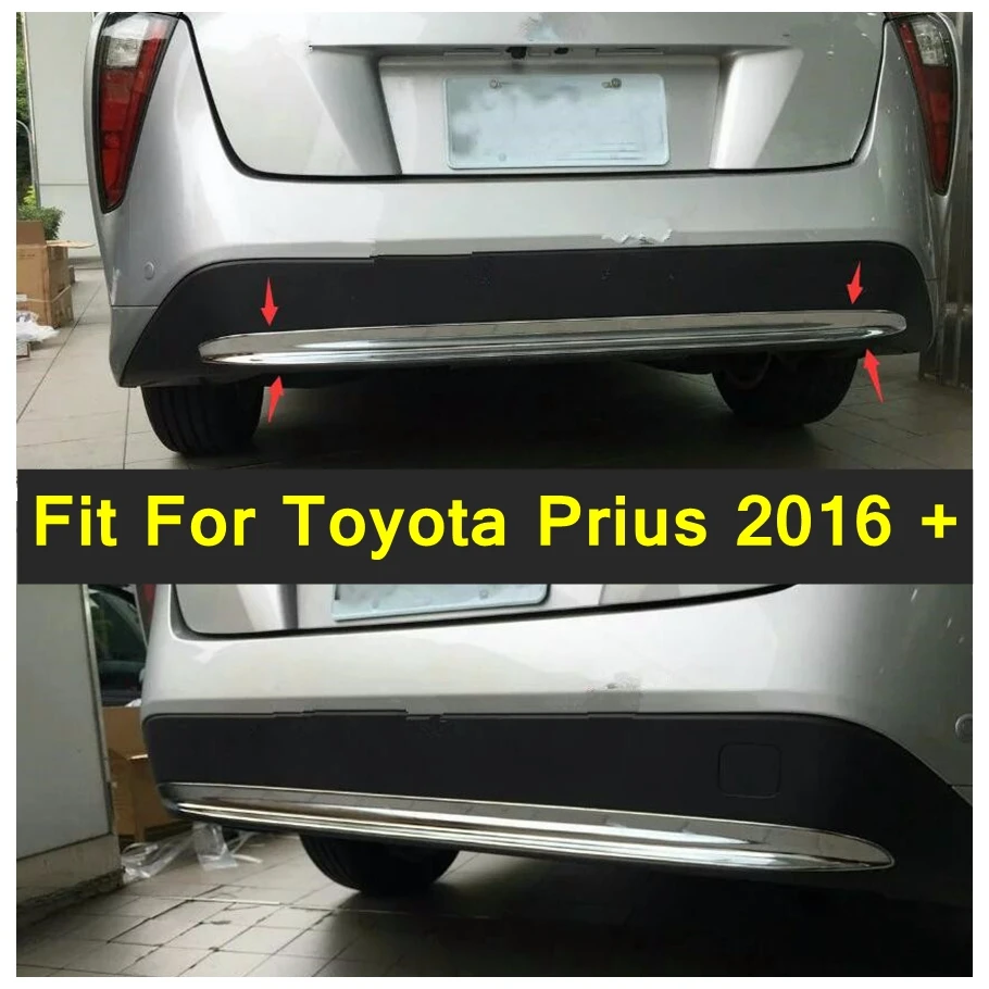 

Lapetus ABS Accessories Exterior Refit Kit Fit For Toyota Prius 2016 2017 Rear Bumper Protection Panel Cover Trim 1 Pcs