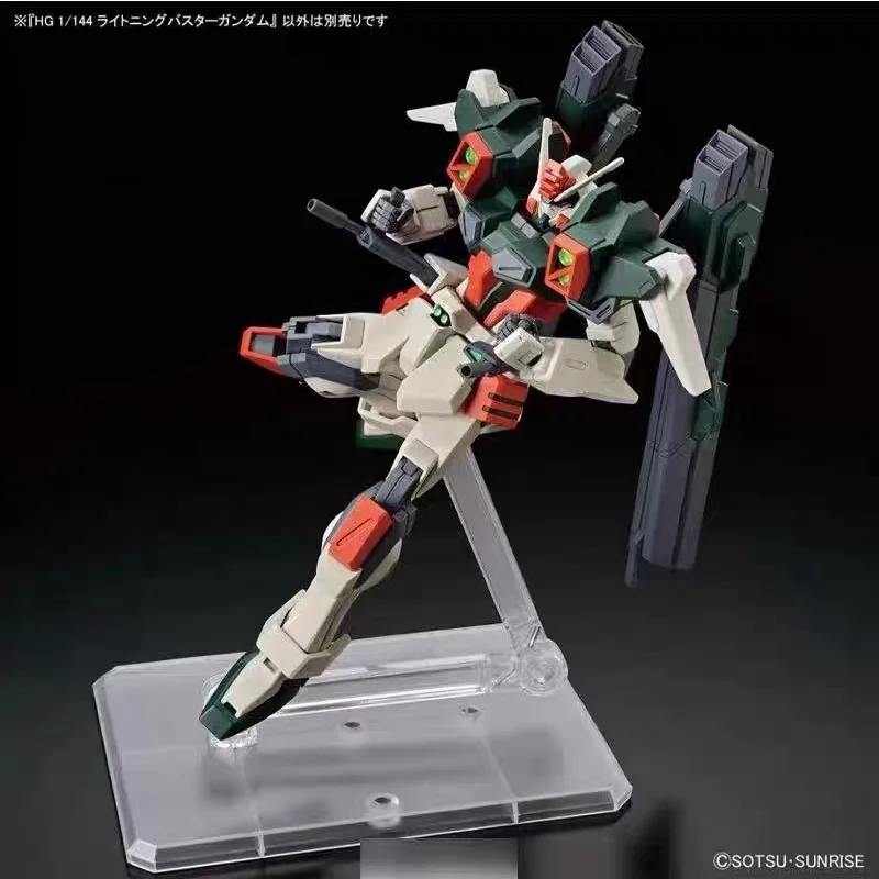 بانداي حقيقية البرق بوستر جاندام HG 1/144 أنيمي عمل الشكل روبوت المحيط تحصيل التجمع نموذج لعب هدية الأطفال