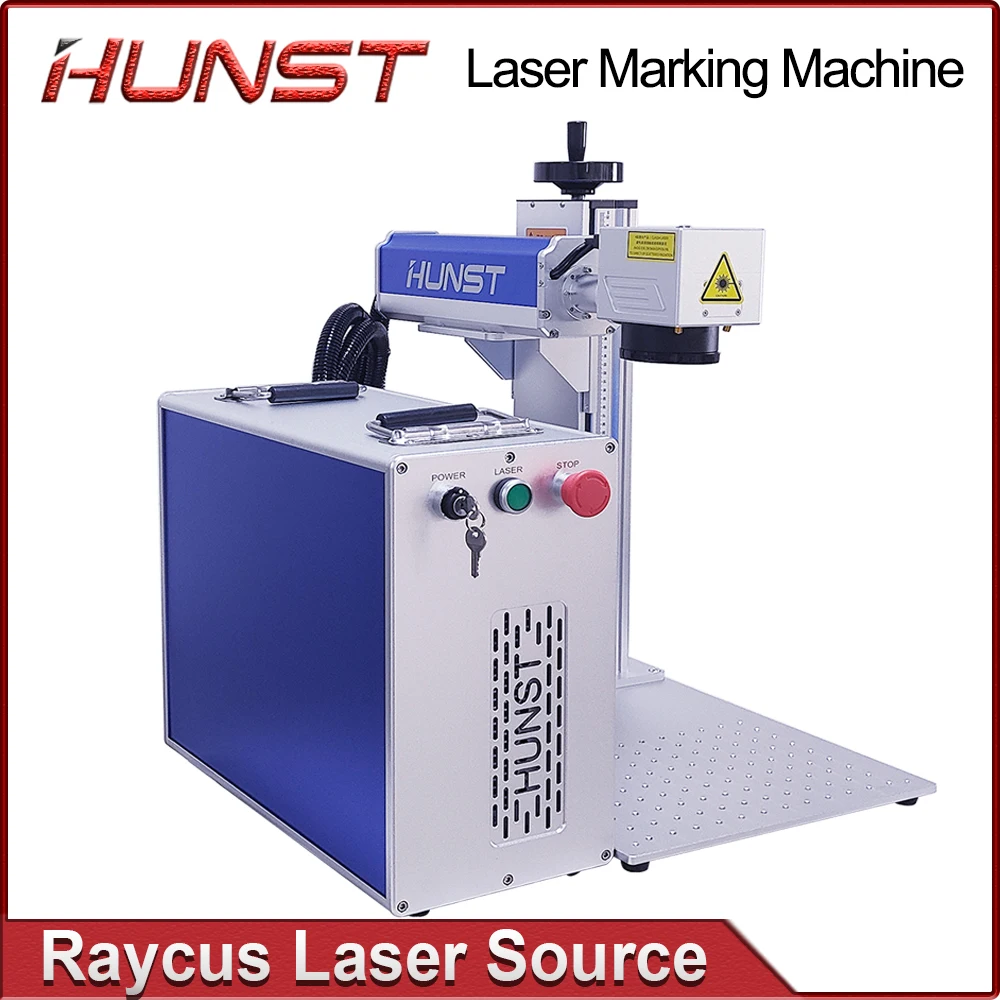 Hunst 20W 30W 50W Raycus Fiber Laser Marking Machine for DIY Jewelry Engraving Gold,Silver,Brass,Metal,Stainless Steel.