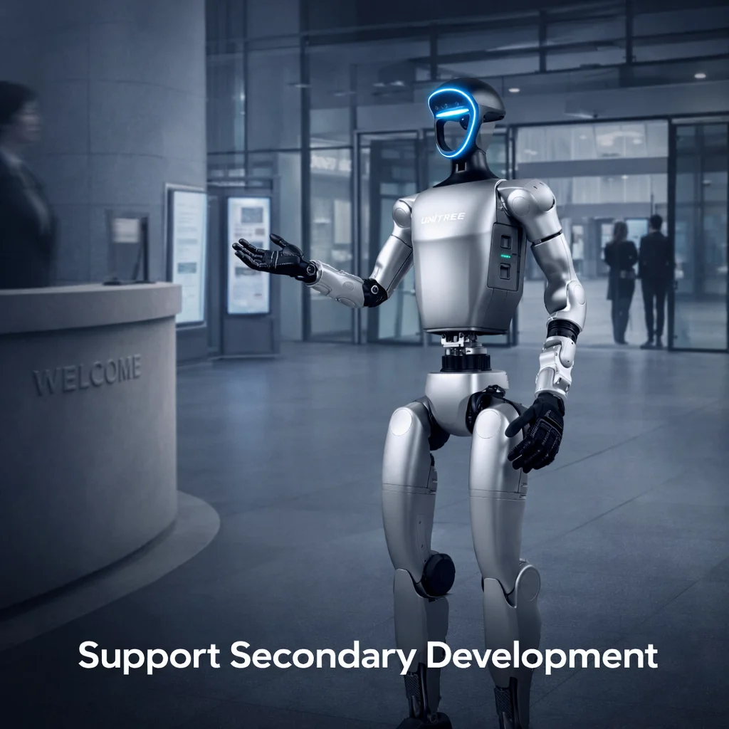 Unitree G1 Humanoid Robot with 43 DOF, Jetson Orin AI Processor for Secondary Development & University Research