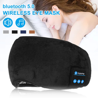 Bluetooth5.0 Sleeping Earphones HiFi Stereo Sports Headband Elastic Wireless Headphones Music Eye Mask Bluetooth Headset 2024