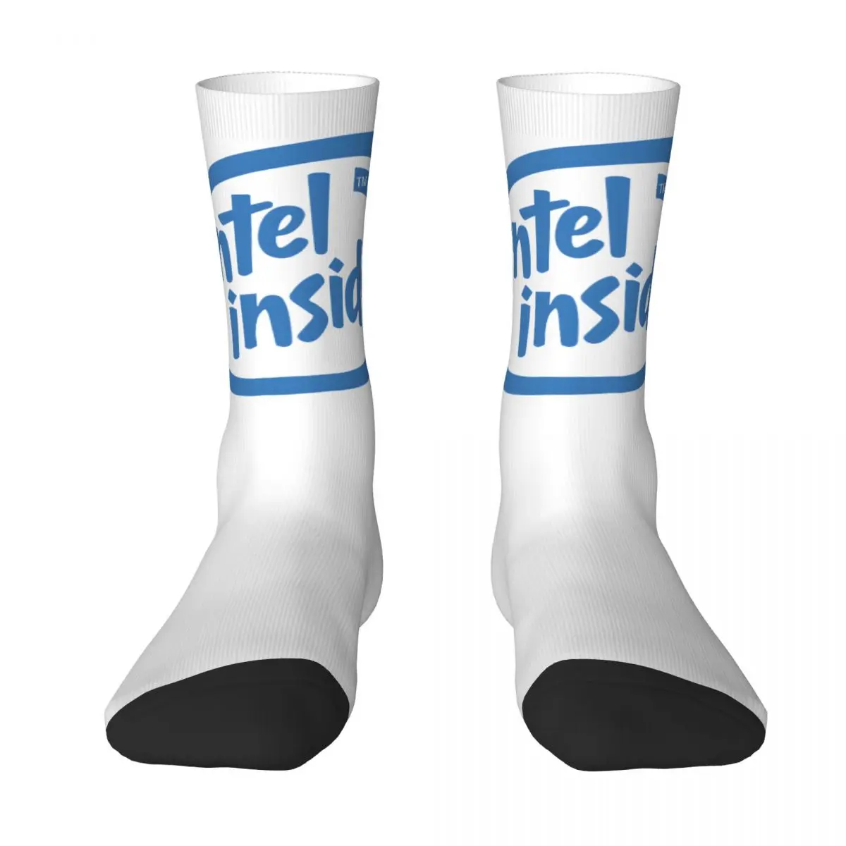 Intel Inside - Classic Blue Windows 95 Computer System Accessories Kawaii Socks Gym Cartoon Pattern Socks