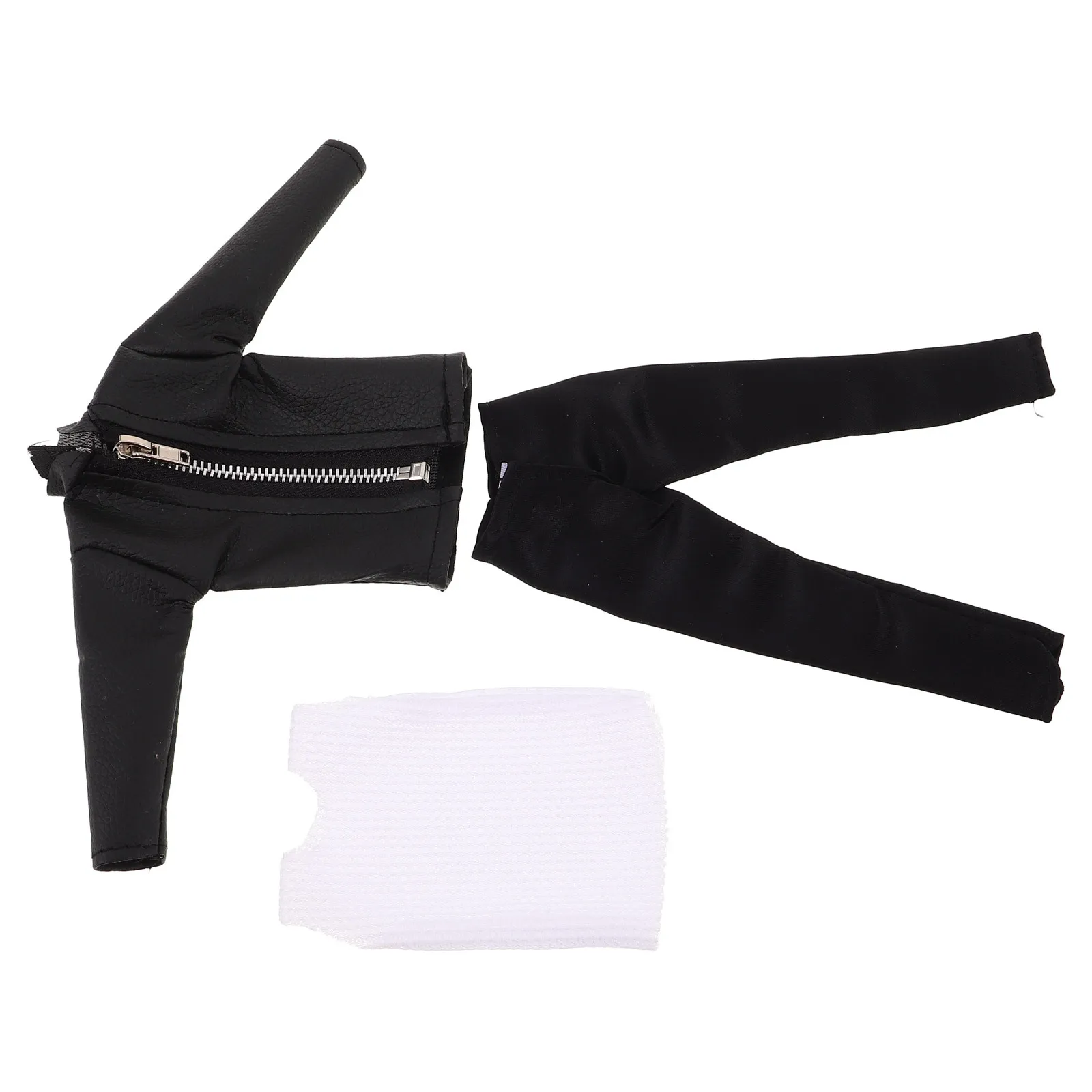 1 set 1 Set Kleding 30 Cm Pu Jas Broek Bruidegom Figuur Actie Outfit Pak Voor Jongen Mode Dress Up rollenspel Outfit Accessoires