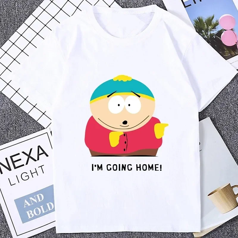 South Park Retro Children's T-shirt Hot selling Casual Fashion Comfortable Anime Acg Fans Otaku T-shirt Boys and Girls T-shirt