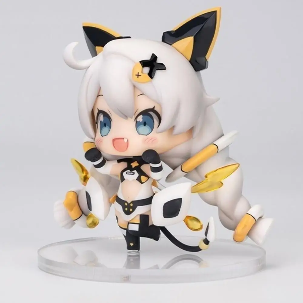 9cm mihoyo Honkai: Star Q version Rail Kiana resin Desktop ornament Cartoon and anime periphery a birthday present Children Toy