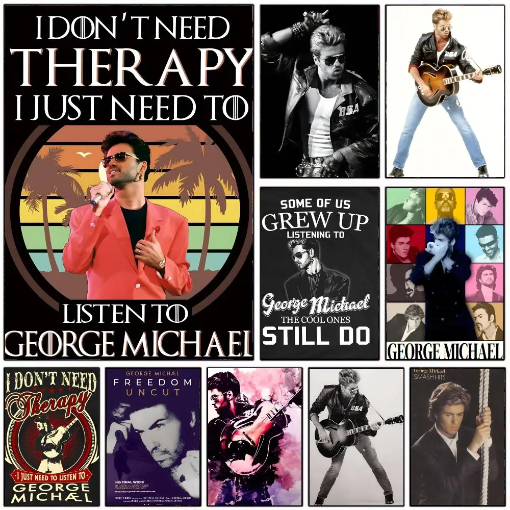 Pop Singer G-george Michael Poster Modern Home Decoration Interior Design & Contemporary Wall Art Collection