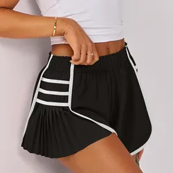 Women's High Waist Shorts Sports Running Shorts Workout Gym Quick Dry Pants Yoga Pants Tennis Pants Girl Summer Shorts