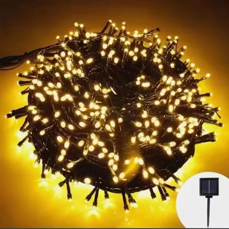 100/200/400/500 Leds Outdoor Led Lights Decoracion Wedding Decoration Fairy Lights Festoon Solar Energy Led lights Garden