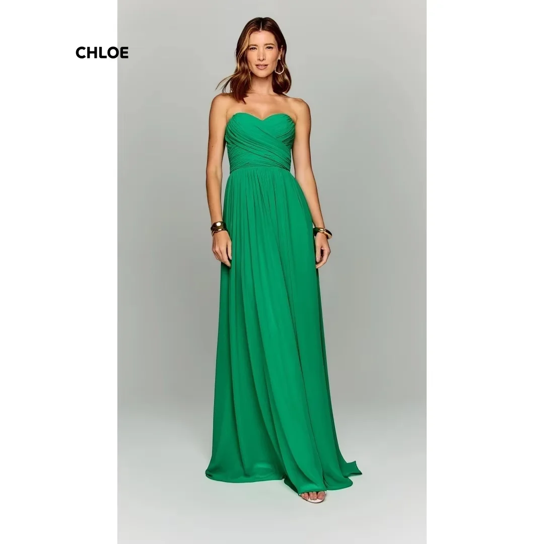 Vestidos de fiesta largos con hombros descubiertos, vestido de noche de lujo de lujo 2025, línea A, vestido de fiesta lujoso sin mangas hecho a medida, vestido elegante