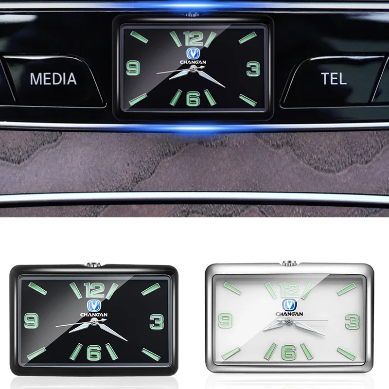 

Car Interior Square Electronic Clock Watch for Changan CS75 CS35 V7 CX70 Alsvin CS15 CS85 CS95 CS55 Eado CX20 CX30 Accessories