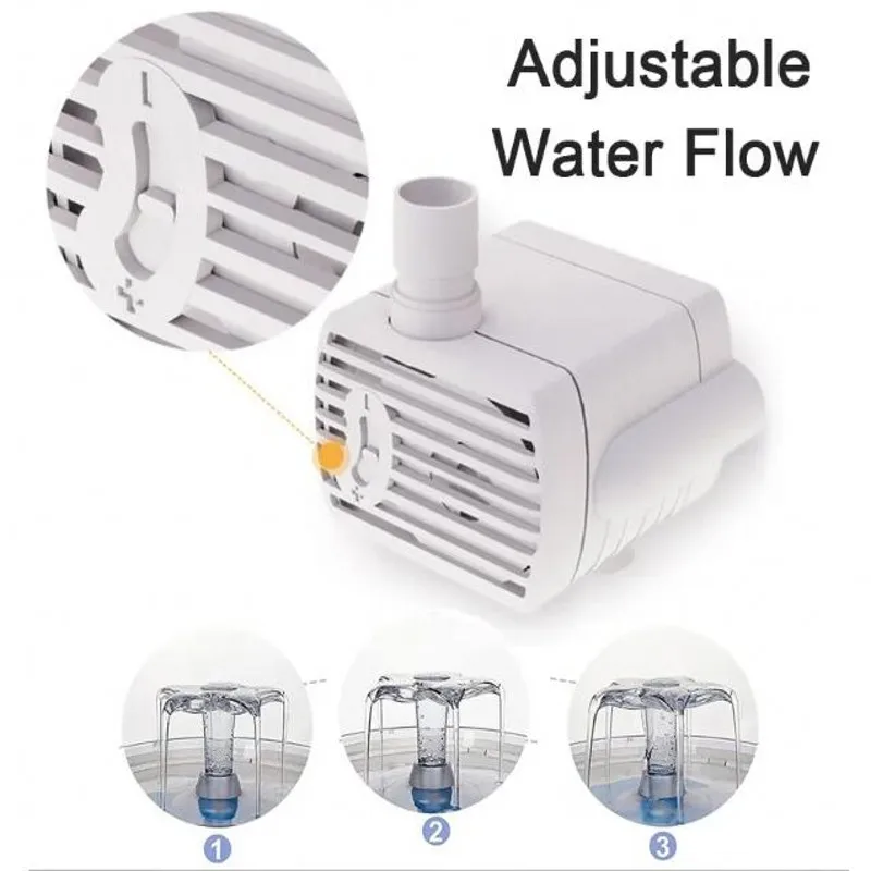 Water Pump Pet Cat Water Fountain Anti-dry Burning Motor Replacement for Cat Flowers Drinking Bowl Water Dispenser Pet Products image 3