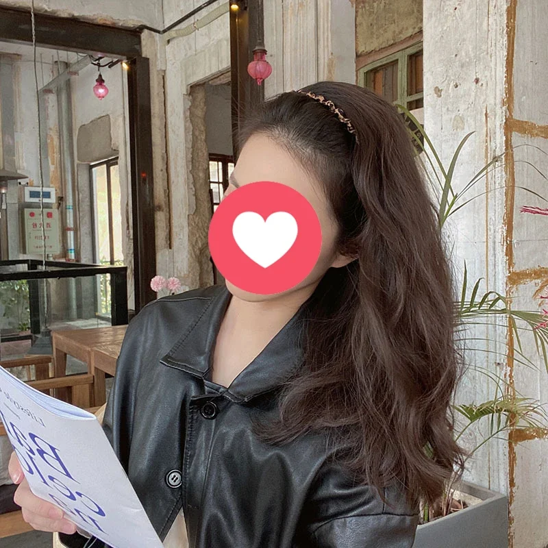 ربطات شعر كلاسيكية بسيطة على الطراز القديم على شكل الفهد للنساء والفتيات وإكسسوارات أربطة الشعر