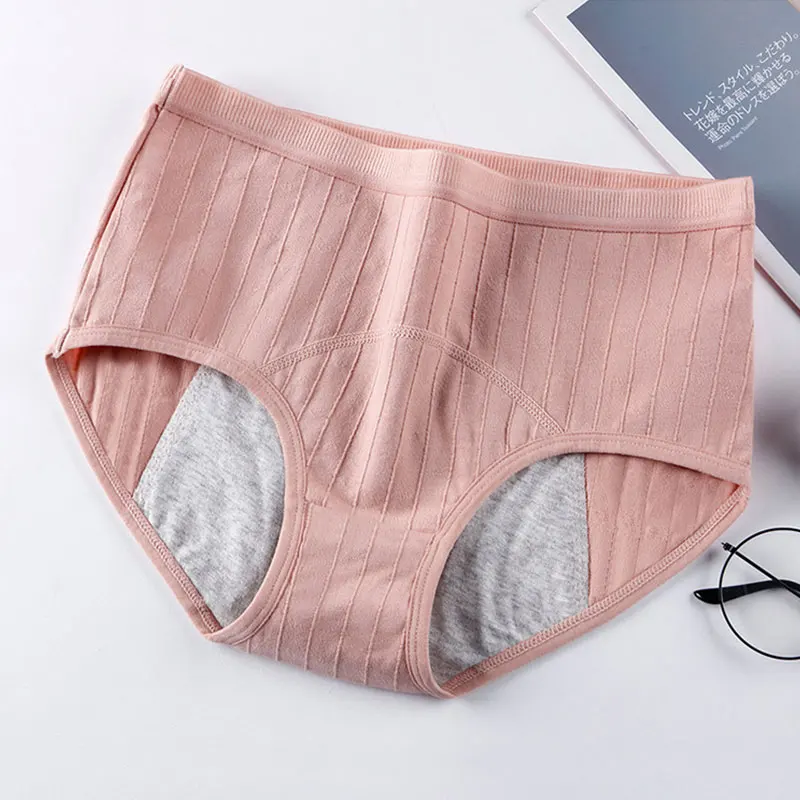 Panties For Menstruation Cotton Menstrual Panties High Waist Leak Proof Women Underwear Period Briefs Female Physiological Pants