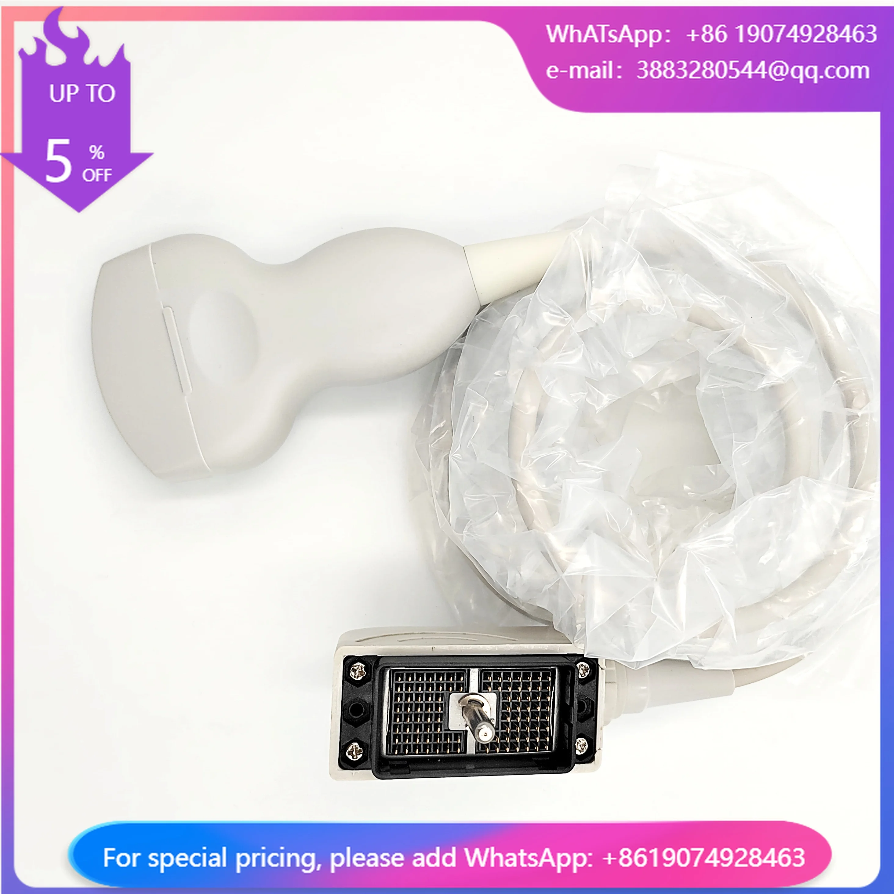 L-E-O Ultrasound Convex Probe For 3000E1 D1 G1 D2 3200D2 H2 2100A 3900D1 3800