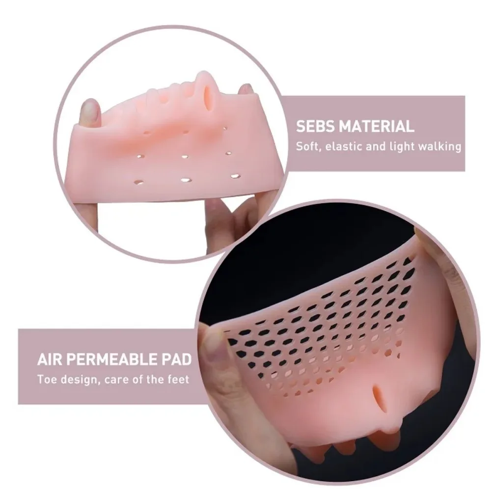 2 pz Silicone Toe Separatore Alluce Valgo Correttore Borsite Plantari Protezione Sollievo Dal Dolore Avampiede Pad Calzini Cura Del Piede Pedicure