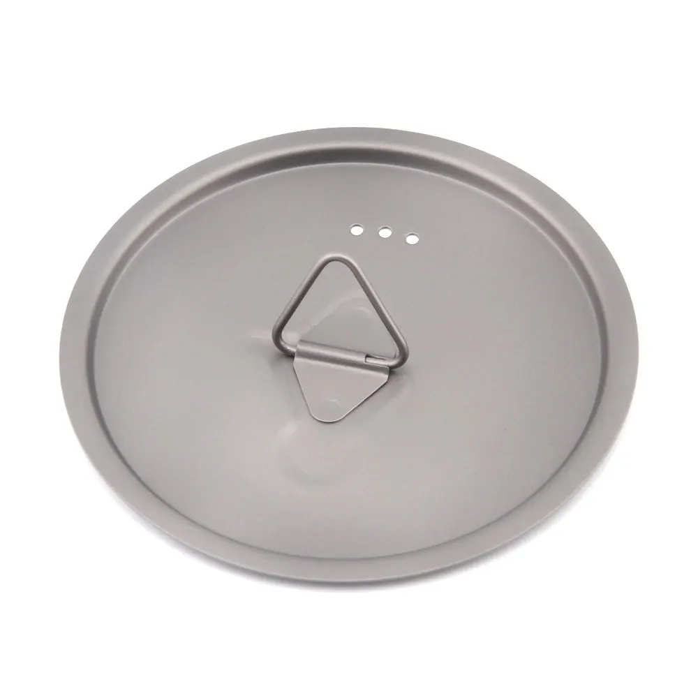 TOAKS Universal Titanium Cup Lid Titanium Camping Pot Lid Mug Lid Titanium Lid for Cup Mug Pot Kettle