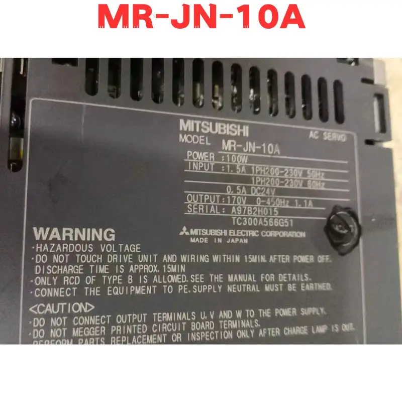 Second-hand MR-JN-10A MR JN 10A Drive Tested OK