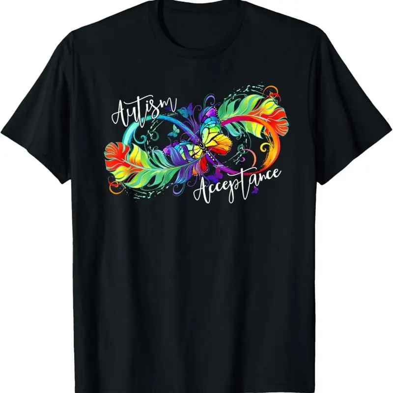 

Autism Red Instead Infinity Symbol Autistic Acceptance Women T Shirt