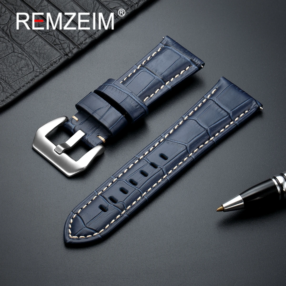 Bambus Knoten Muster Rindsleder Armband 20/22/24/26mm Armband Vintage Männer Handgelenk Band Ersatz uhr Zubehör
