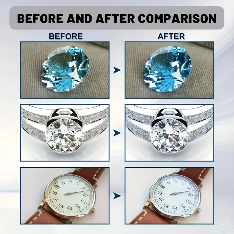 Polishing Cream for Gold & Silver Jewelry - Restores Shine for Silver Bracelets, Gold Necklaces, Diamond Rings & Earrings