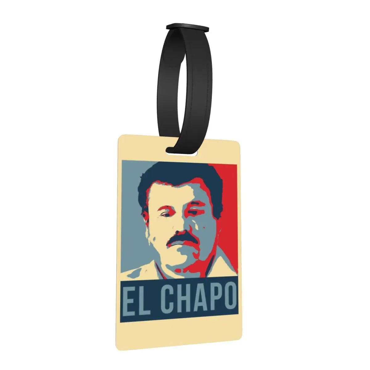 

Joaquin El Chapo - Guzman Narcos Криминальное телевидение Пабло Эскобар Багажные бирки Модные багажные бирки Держатель этикетки ID Имя Адрес