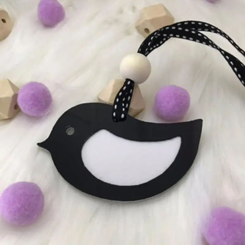 3 pièces ours Panda blanc pendentif dessin animé bébé Fitness support poussette