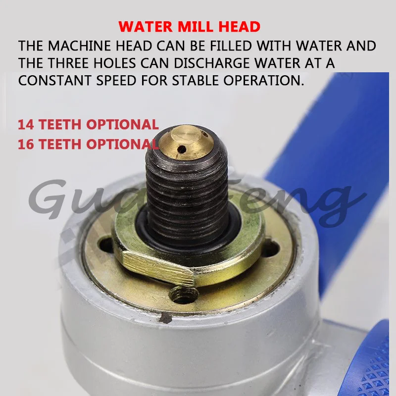 Water injection pneumatic sander 4 inch water mill wet polishing machine