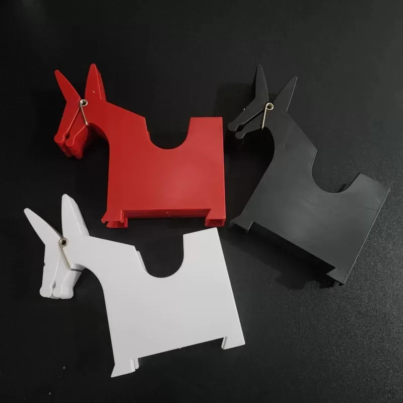 Criativo mule desktop memo clipe titular do cartão de visita engraçado mesa decoração organizador armazenamento escritório