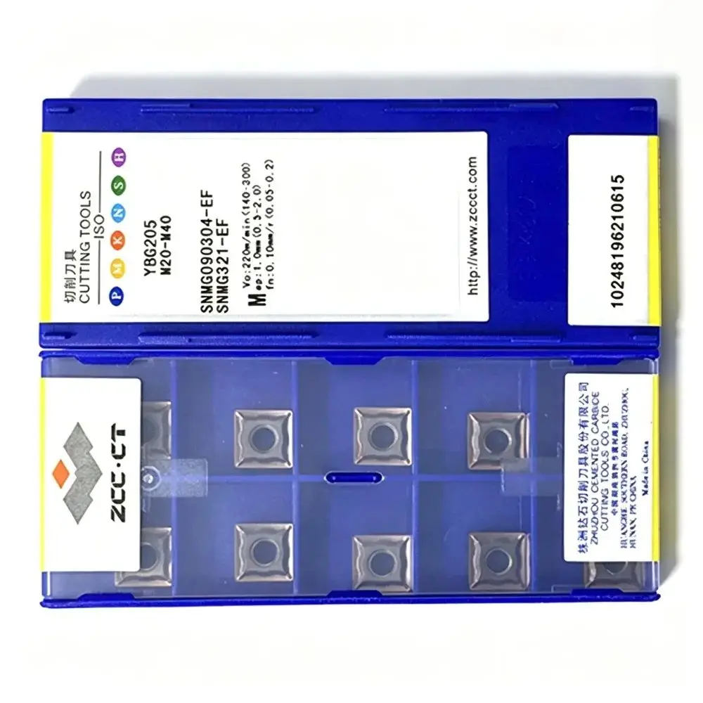 ZCC.CT SNMG120404/SNMG120408/SNMG120412/SNMG150608/ SNMG190612 YBG202 YBD102 YBM153 YBG205 Carbide Insert SNMG Inserts