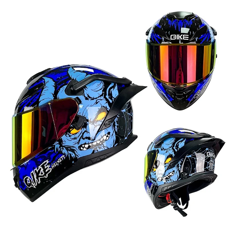 ODM /OEM various colors casco de motocicleta with  graphics helmet full face motorcycle