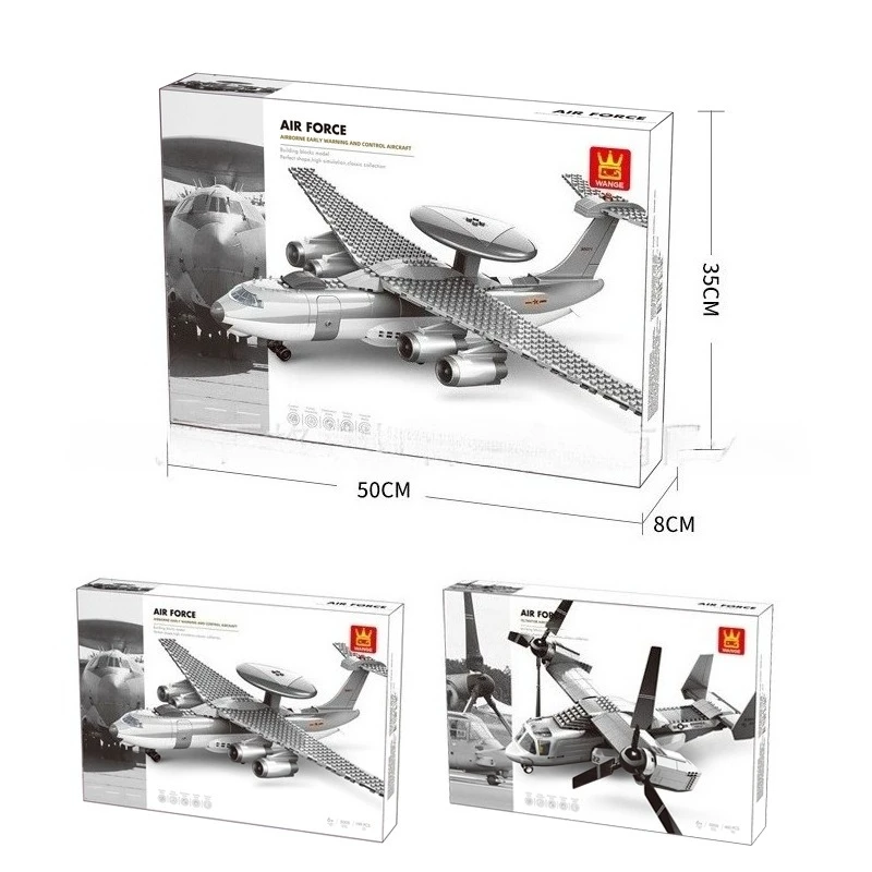 Technical P-51 AH-64 APACHEs Nighthawk Attack Aircraft Building Blocks Military Stealth carrier based Fighter Bricks Toys