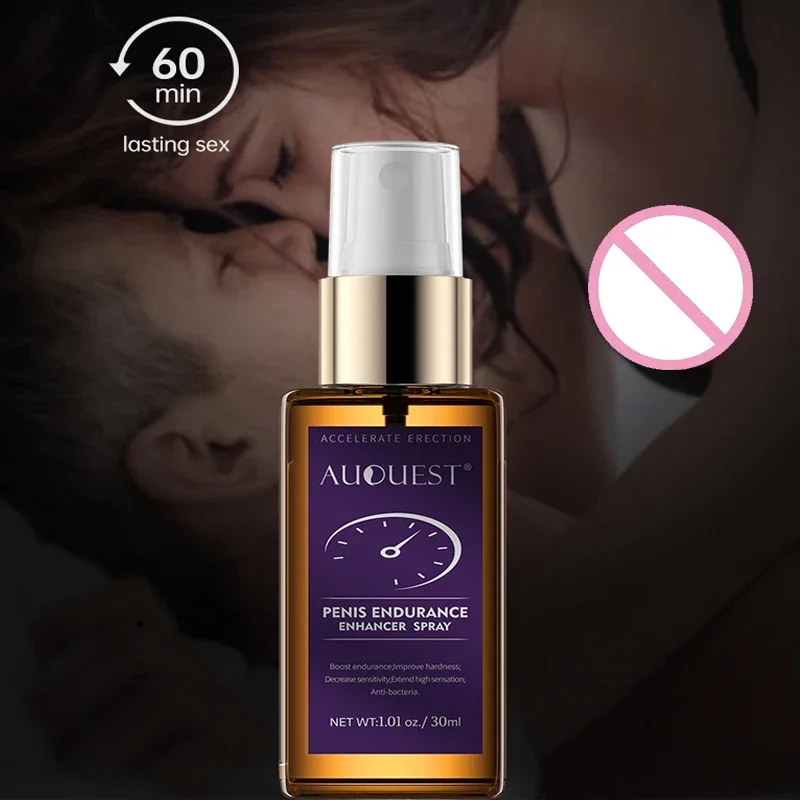 

AUQUEST 60 Minutes Sex Delay Spray for Men Penis Enlargement Growth Oil Male External Use Orgasm Liquid Anti Premature Ejaculati