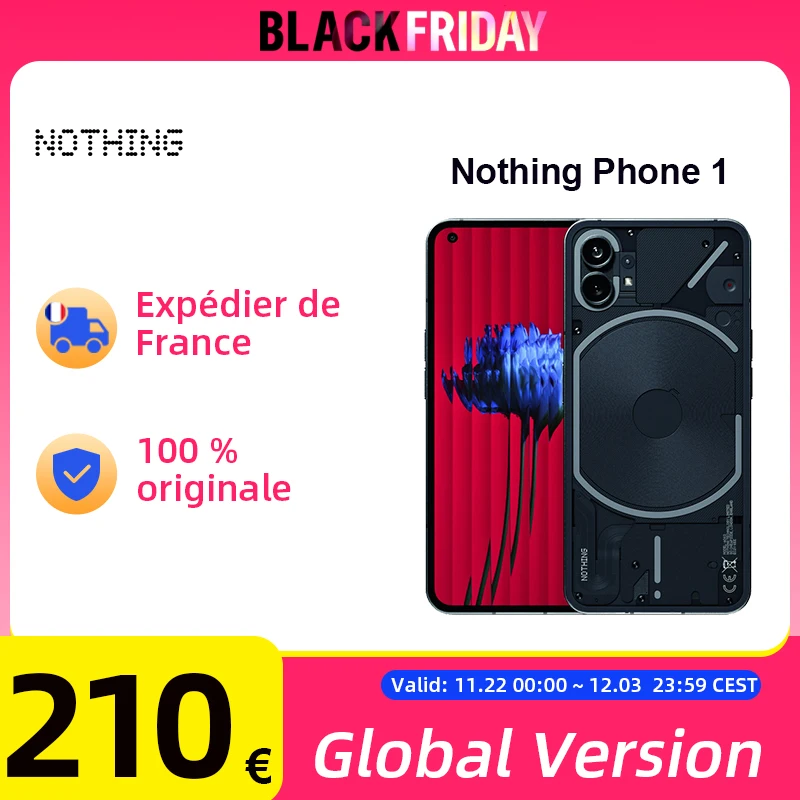 New Global Version Nothing Phone 1 5G Smartphone 100% Original Snapdragon 778G+ 6.55