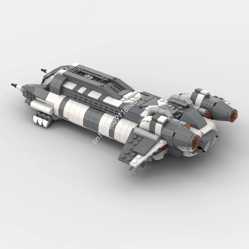 

694pcs MOC Skeleton Crew Pirate Gunship Star Model Building Blocks Christmas Gift Construction DIY Creative Toy Idea Birthday