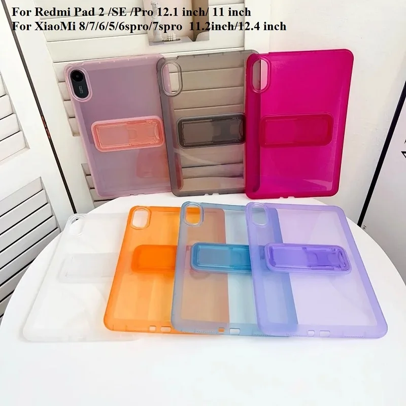 

Чехол-подставка из ТПУ для Xiaomi Redmi Pad 2 SE 11 дюймов, Redmi Pad Pro 12.1, Xiaomi Mi Pad 8, 7 Pro 11.2, 6, 5, 6S Pro 12.4