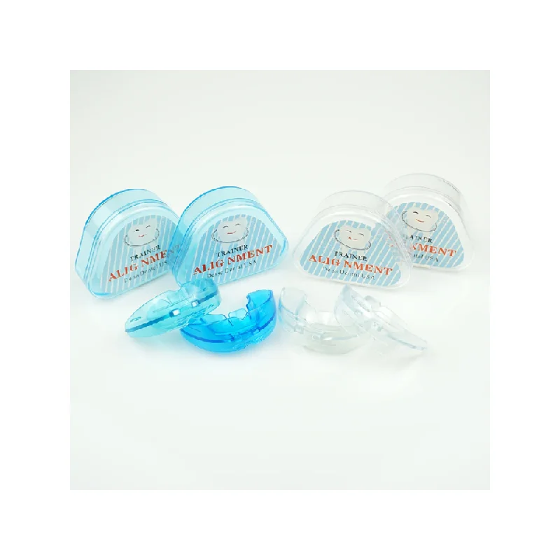 50Pcs Dental Silicone Orthodontic Braces Appliance Teeth Alignment Trainer Teeth Retainer Bruxism Mouth Guard Tooth Whitening
