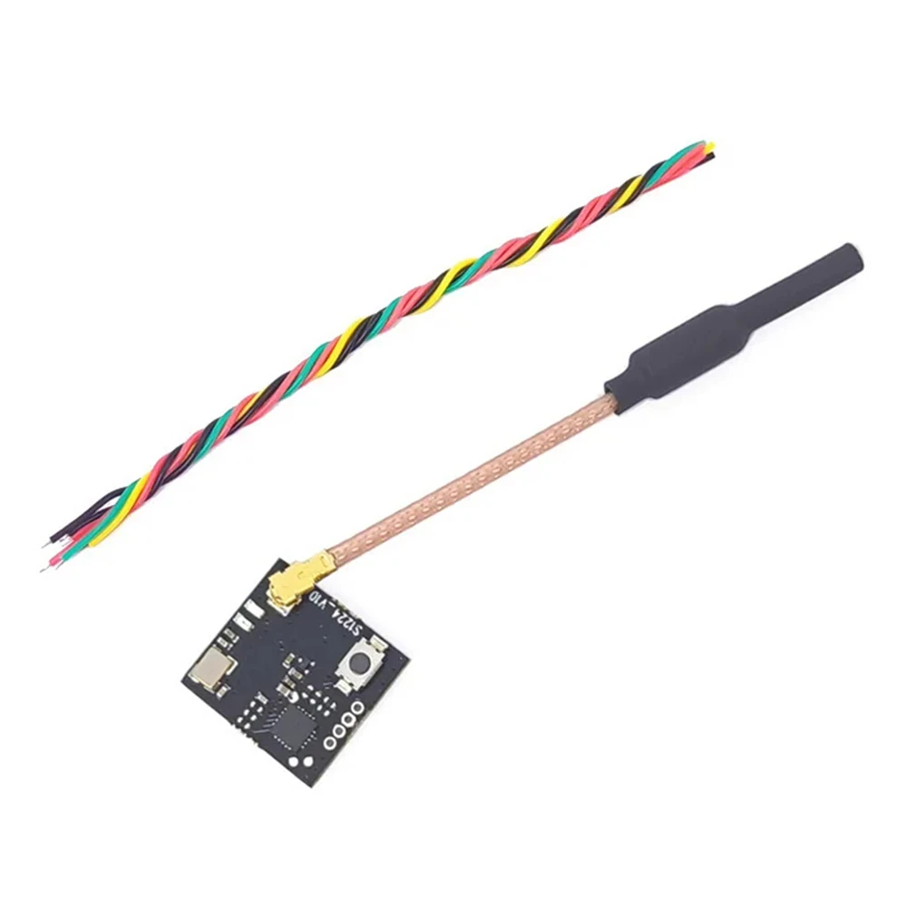 

2.1g 5.8GHz 40CH VTX 25/100/250mW Power Ultra-Mini FPV Transmitter Pit Mode Smartaudio Betaflight Cleanflight OSD UFL 5V