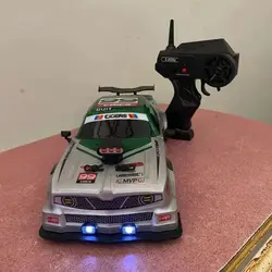 1/16 2.4G RC auto con luce a LED 4WD telecomando Drift Cars giocattoli da corsa professionali per bambini regali di natale AE86