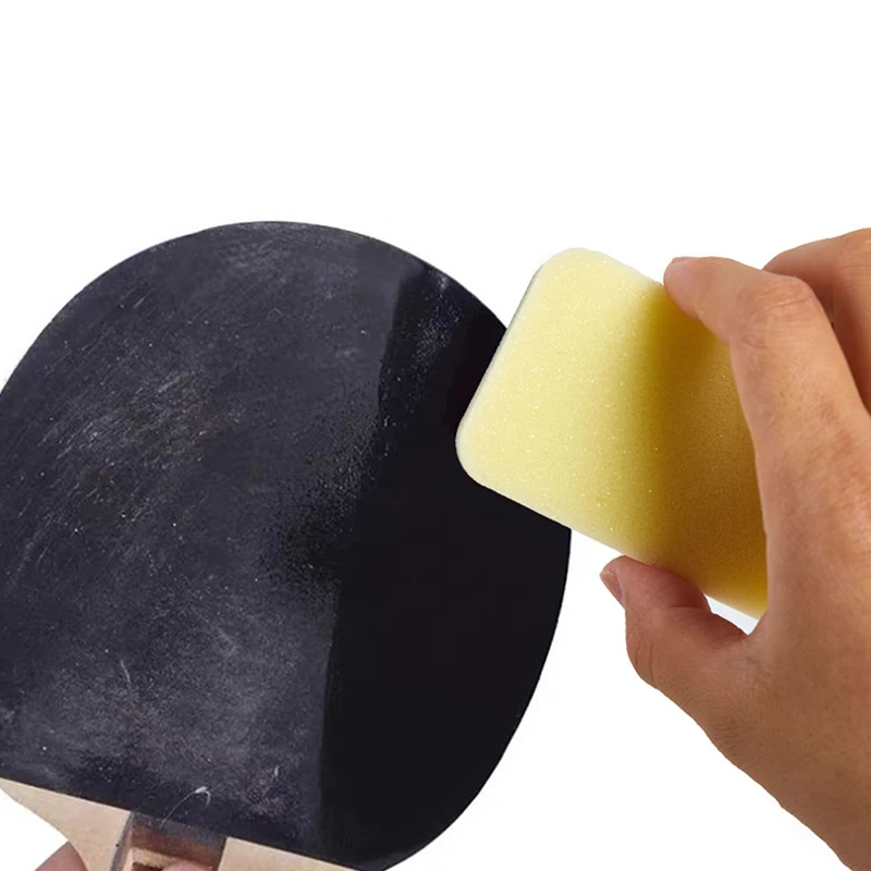 Portable Table Tennis Cleaning Sponge Easy To Use Ping Pong Racket Rubber Cleaner Tennis Racket Care Accessories