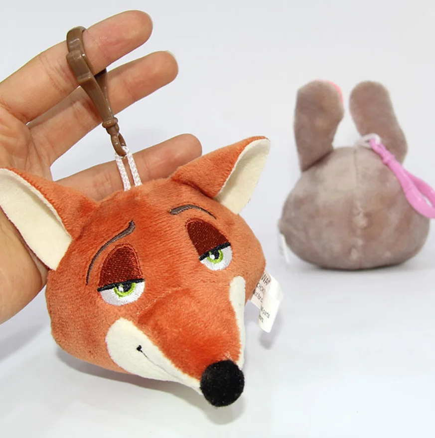 MINISO Zootopia decorativa Boneca De Pelúcia, Judith Laverne Hopps Nick Wilde Cosplay Pingente, Zootopia