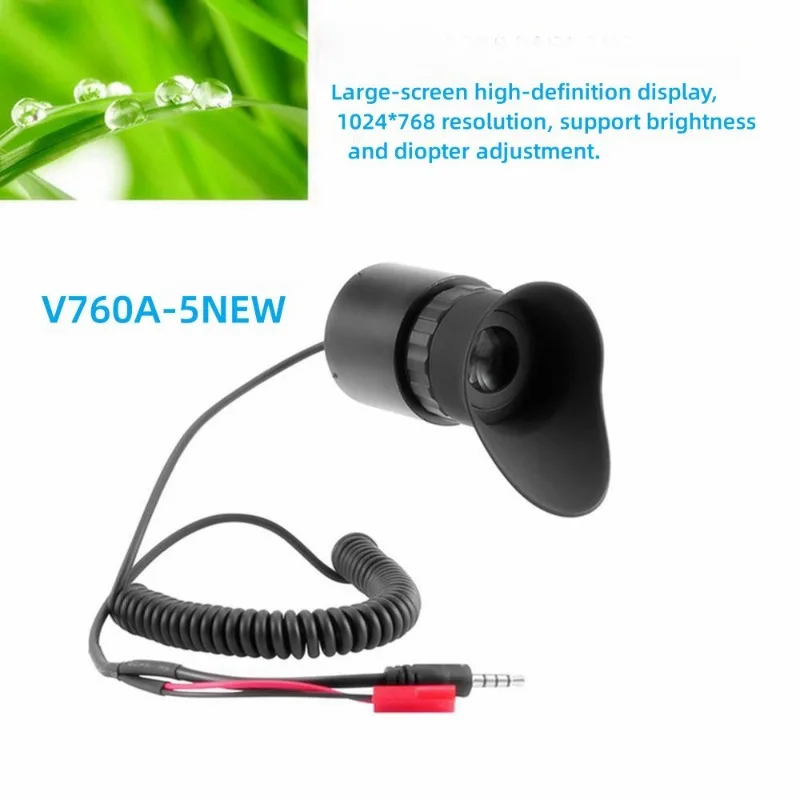 

DIY Headset Large Screen High Definition OLED Screen, Display V760A-5NEW Support Diopter Brightness Adjustment
