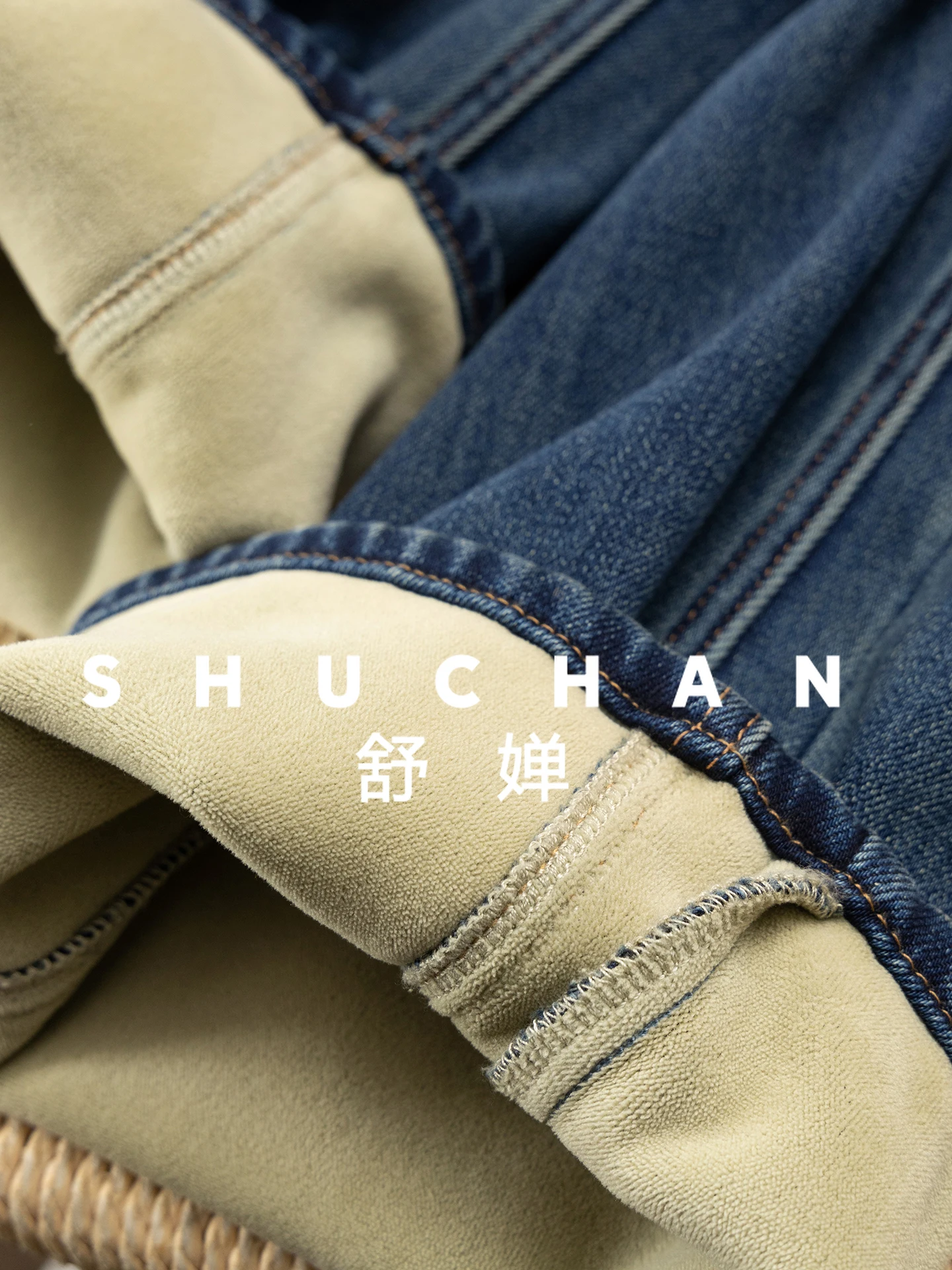 نوعان من أطوال البنطلون! جينز Ark Retro Old عالي الخصر مخملي منجل الموز للنساء 97E5 بنطلونات De Mujer