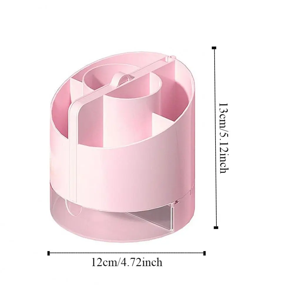 6 Compartments 4-in-1 Pen Holder Compact Multi-functional Pencil Storage Box Tabletop Storage Stylish Stationery Organizer