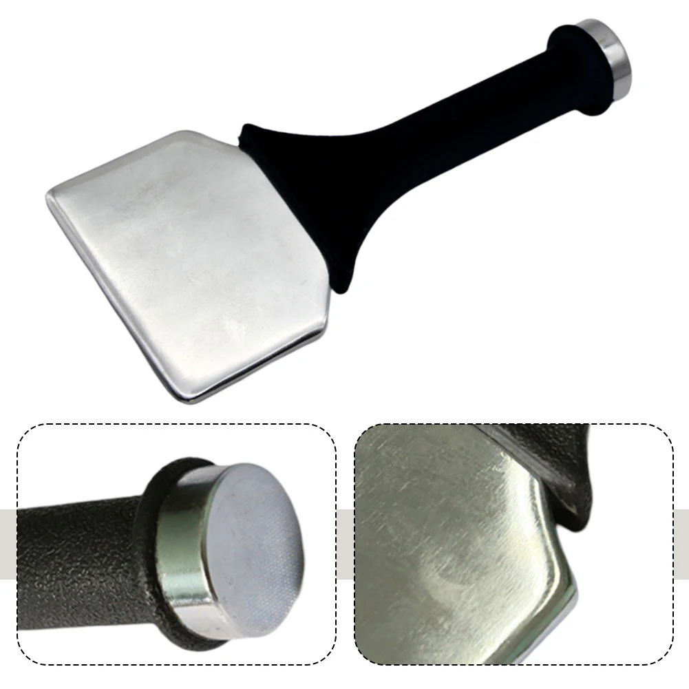 

Black Bolster Chisel Wide Round Head Design Carpet Installation Applications Comfort Control Forged Chrome-plated Steel