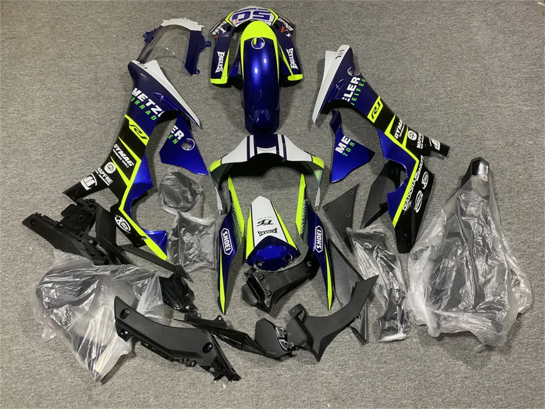 Motorcycle Fairings Kit Fit For Yzf R1M R1 2015 2016 2017 2018 2019 Bodywork Set High Quality ABS Injection Blue white yellow