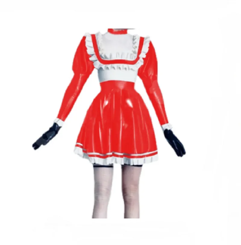 

2023 Sexy French Service Girl Lolita Dress Sissy Cross Dresser Party Dress Hot Selling French Service Uniform Cosplay Dress Siss