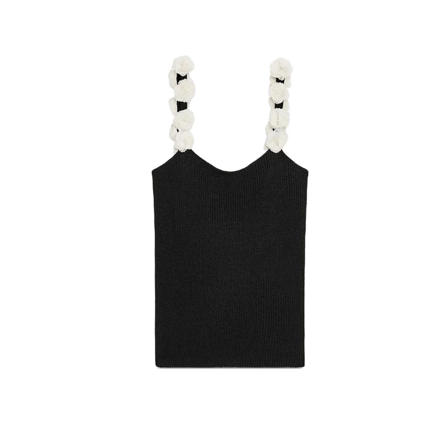 

Новый осенний женский вязаный топ в американском стиле с цветочным принтом и бисером, повседневная верхняя одежда из полиэфирного волокна